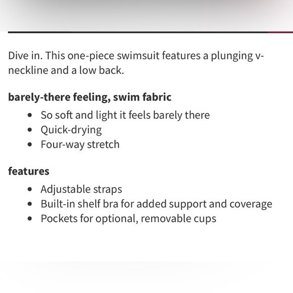 Lululemon Waterside V-Neck Skimpy-Fit One-Piece Swimsuit Black - Picture 3 of 8